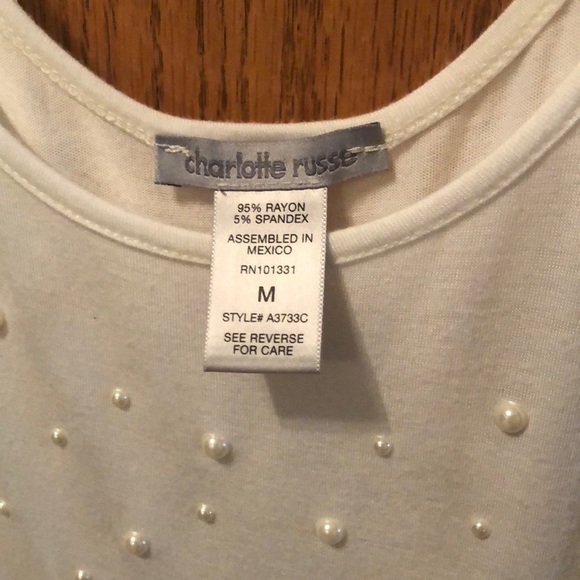 Fancy white tank top - Picture 4 of 4